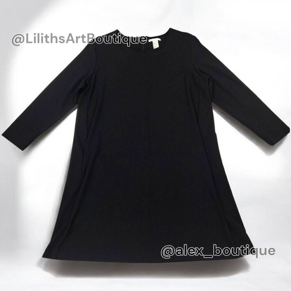 H&M Basic Boat Neck Jersey Dress(C044)-Size L for Women - Picture 7 of 12